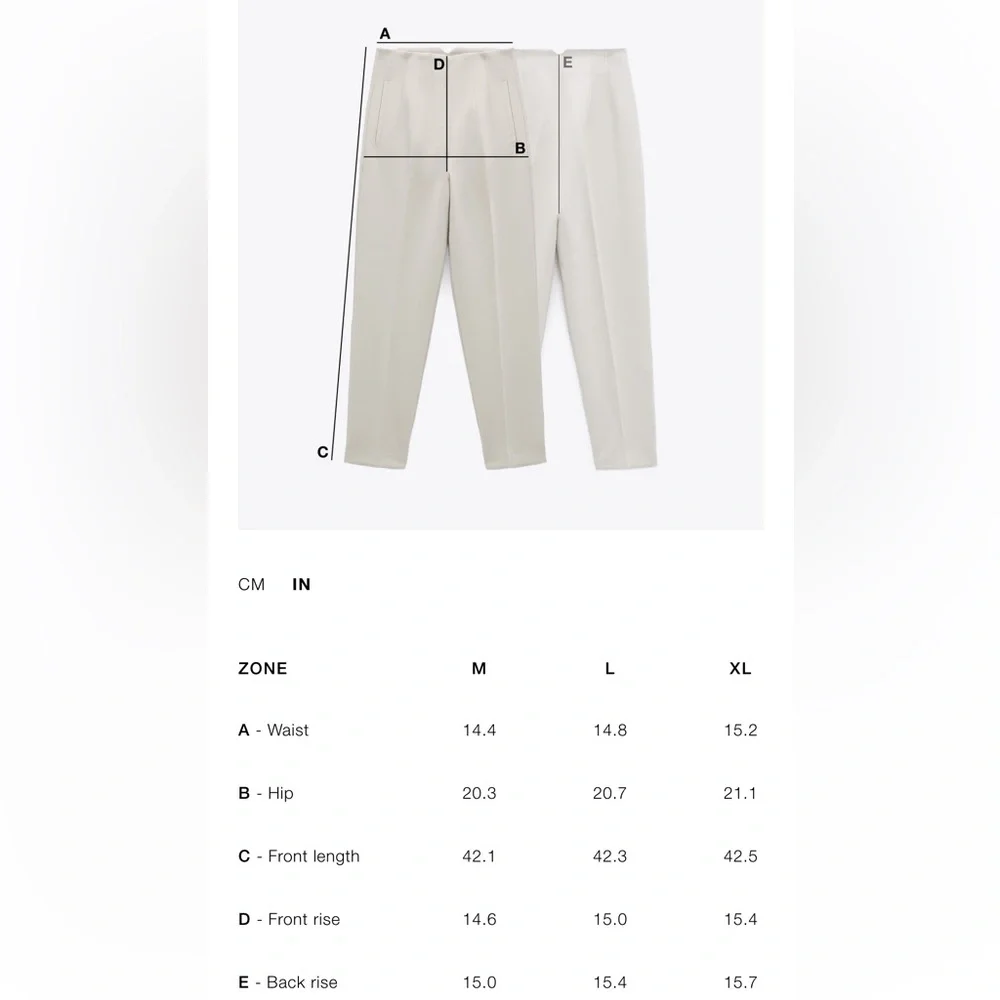 Zara NWT multi pleat linen blend embroidered pants black 0881/407 - Picture 3 of 10